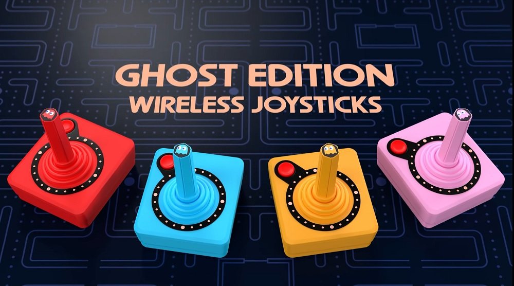 Controles com cores dos fantasmas