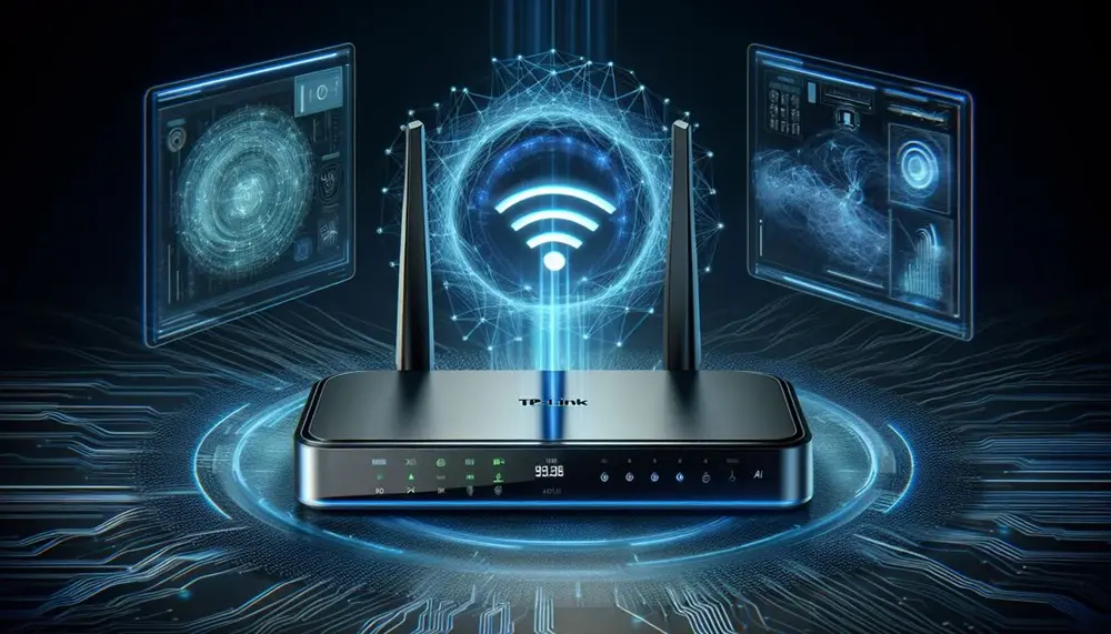 Imagem promocional de roteador